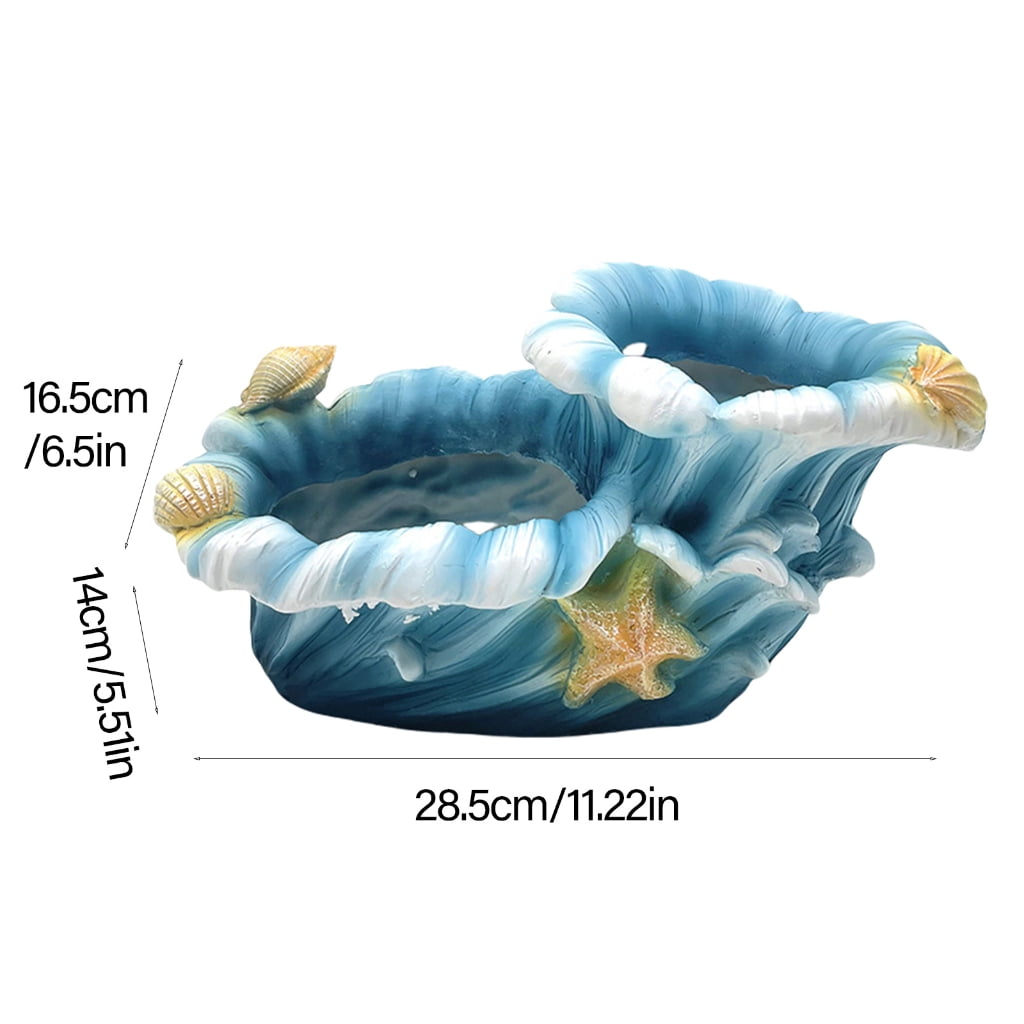 Unique Resin Planter Gardening Pots Practical Flower Pots Indoor Garden Decors Resin Texture Suitable for Indoor Plant