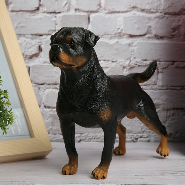 VGEBY Rottweiler Model Toy, Child Educational Toy Rottweiler Model, Rottweiler Decoration For Desktop Child