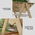 thumbnail image 7 of WildBreak Wooden Raised Garden Bed with Legs, with Trellis, 51.18*29.52*54.5 inch, Oak, 7 of 7