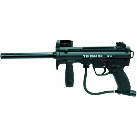 A5 Egrip Paintball Gun - Tippmann A5 Paintball Gun Marker with Cyclone Feed and E-Grip
