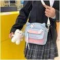 thumbnail image 2 of MMYGU Kawaii Cat Ear Small Shoulder Bag Tote Mini Bag Crossbody Bag Bear Pendant Girl Teen Cute Kitty Casual Handbag Purse, 2 of 6