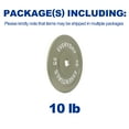 thumbnail image 5 of BalanceFrom Olympic Bumper Plate, 10 lbs, 5 of 8