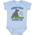 thumbnail image 3 of Inktastic Rhino That My Grandpa Loves Me with Cute Rhinos Boys or Girls Baby Bodysuit, 3 of 5
