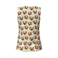 thumbnail image 5 of Gaeub Colorful Roosters Women's Workout Tank Tops Lightweight Sleeveless Shirts for Women for Athletic Running Tennis Yoga - XX-Large, 5 of 9