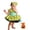 Yellow, variant on Pandaie Toddler Girl Cavegirl Outfits Girls Costume Halloween Black Tulle Corset Waist Dress Bone Bow Headband and Bags Green,0-3 Months