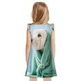 thumbnail image 4 of Gaeub Dog Wrapped in Towel Girls Pajamas Dress, Comfortable Nightwear, Printed Pajamas Dress for Sleeping, Loungewear, Parties - XX-Large, 4 of 9