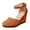 Coffee, variant on Rokment Women's Wedge High Heels Dress Shoes Stylish Casual Suede Pointed Toe Ankle Strap Business Office Formal Closed Toe Dressy Sandals Beige Size 6