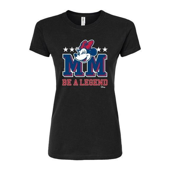 Disney - Minnie Mouse - Be A Legend - Juniors Fitted Graphic T-Shirt