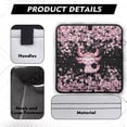thumbnail image 4 of XYZCANDO Axolotl RV Skylight Cover Floral Camper Window Cover Foldable RV Window Shade Blackout Window Cover Sunproof UV Rays Protection Camper Trailer Fan Vent Cover RV Accessories Black, 4 of 7