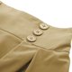thumbnail image 4 of ICHUANYI Clearance Women's Solid Pleated Loose Hem Long Half Length Skirt(Khaki, XL) ICHUANYI WER2023080813972, 4 of 7