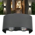thumbnail image 4 of Lámpara De Pared LED De Aluminio, 50 HZ 60 HZ 4 W 85-265 V 3000 K Luz Cálida Cuentas De Lámpara LED Luces De Pared LED Arriba Y Abajo De Aluminio Fundido A Presión Con Llave, 4 of 7