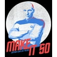 thumbnail image 2 of Boy's Star Trek: The Next Generation Captain Jean Luc Picard Make It So  Graphic Tee Black Small, 2 of 5