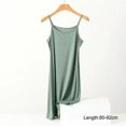 thumbnail image 1 of Jupon Sans Couture en Soie Glacée pour Femmes Été Grande Taille Sans Manches Combinaison Intérieure Modal, 1 of 5
