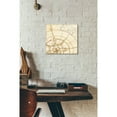 thumbnail image 2 of Epic Graffiti  'Coast to Coast Sepia III' by Daphne Brissonnet, Giclee Canvas Wall Art, 12"x12" 12" x 12", 2 of 2