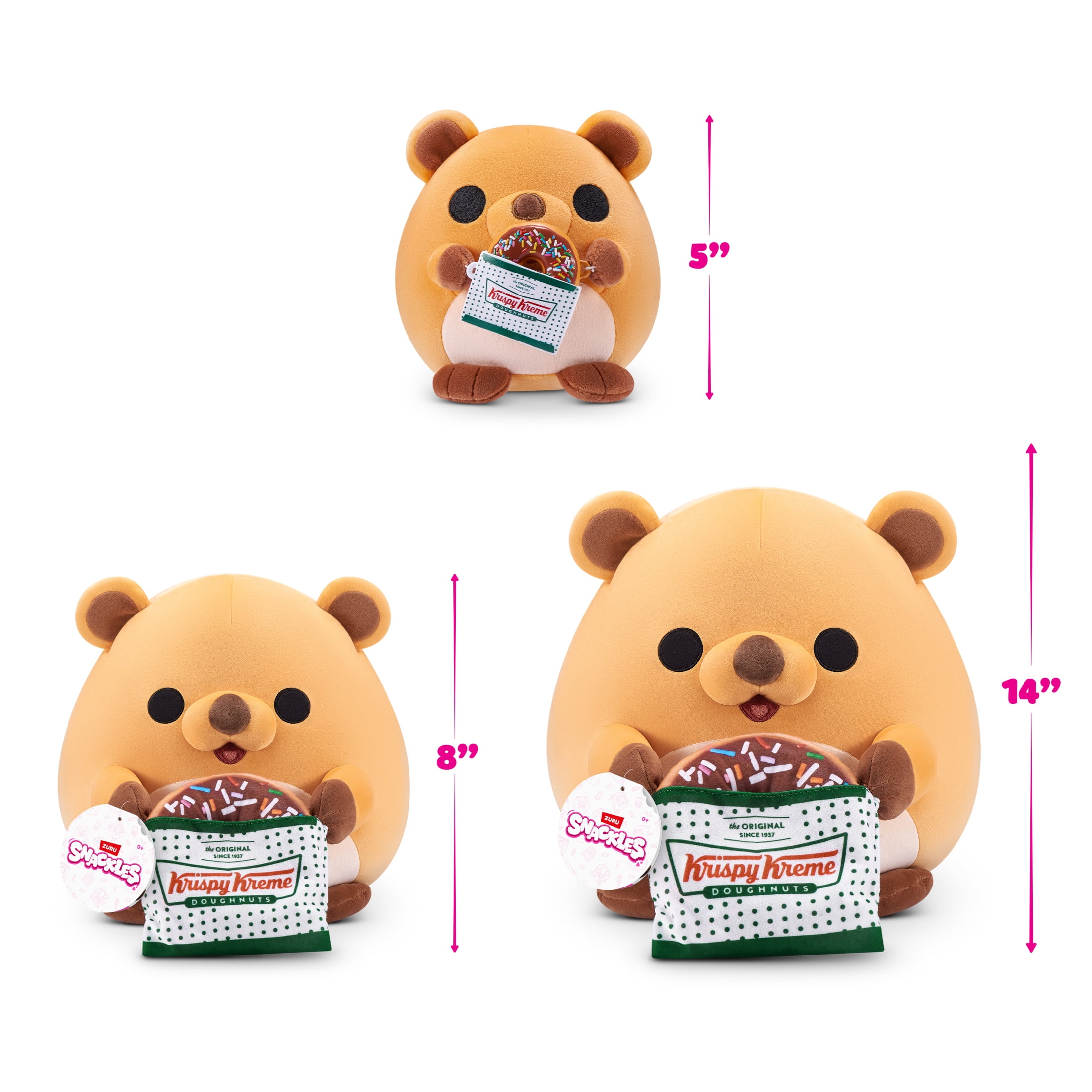 Snackles Licensed Series 3 14-inch Plush (FRANKIE) by ZURU, Plush with License Snack Brand Accessory