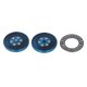 thumbnail image 2 of ADHD Push Slider Toy Adult Portable Office Metal Autism Anxiety Stress Relief Haptic Coin Sensory Toy Blue, 2 of 4