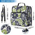 thumbnail image 2 of FORMRS Zipper Binder with Shoulder Strap 2-inch Ring 500 Sheet Capacity File Bag, Retro Floral Pattern, 2 of 5