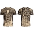 thumbnail image 1 of XTREME COUTURE by AFFLICTION Men's T-Shirt IVORY BONES Biker MMA, 1 of 12