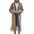 thumbnail image 2 of Mode Automne 2023 Cardigan Léger à Manches Longues Ouvert pour Femmes en Liquidation, 2 of 9