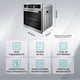 thumbnail image 3 of Hisense Horno de gas empotrable 67L, parrilla de gas, flujo de aire múltiple, temperatura precisa, puerta extraíble de fácil limpieza, temporizador, HGO602BS, 3 of 5