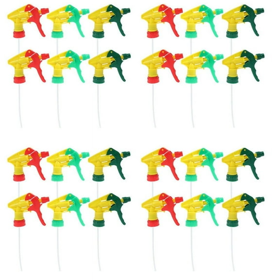 24 Pcs Heavy Duty Chemical Trigger Sprayer Bottle Nozzle Head