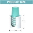 thumbnail image 2 of Dispensador de vasos de baño BYAWAY para encimera, 3 onzas, paquete de 2 unidades, color blanco, 2 of 7
