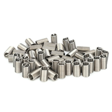 

50Pcs Wire Thread Insert Sleeve Bushing Screw Protective Coil Screw Repair Nut Kit M10 x 1.53D