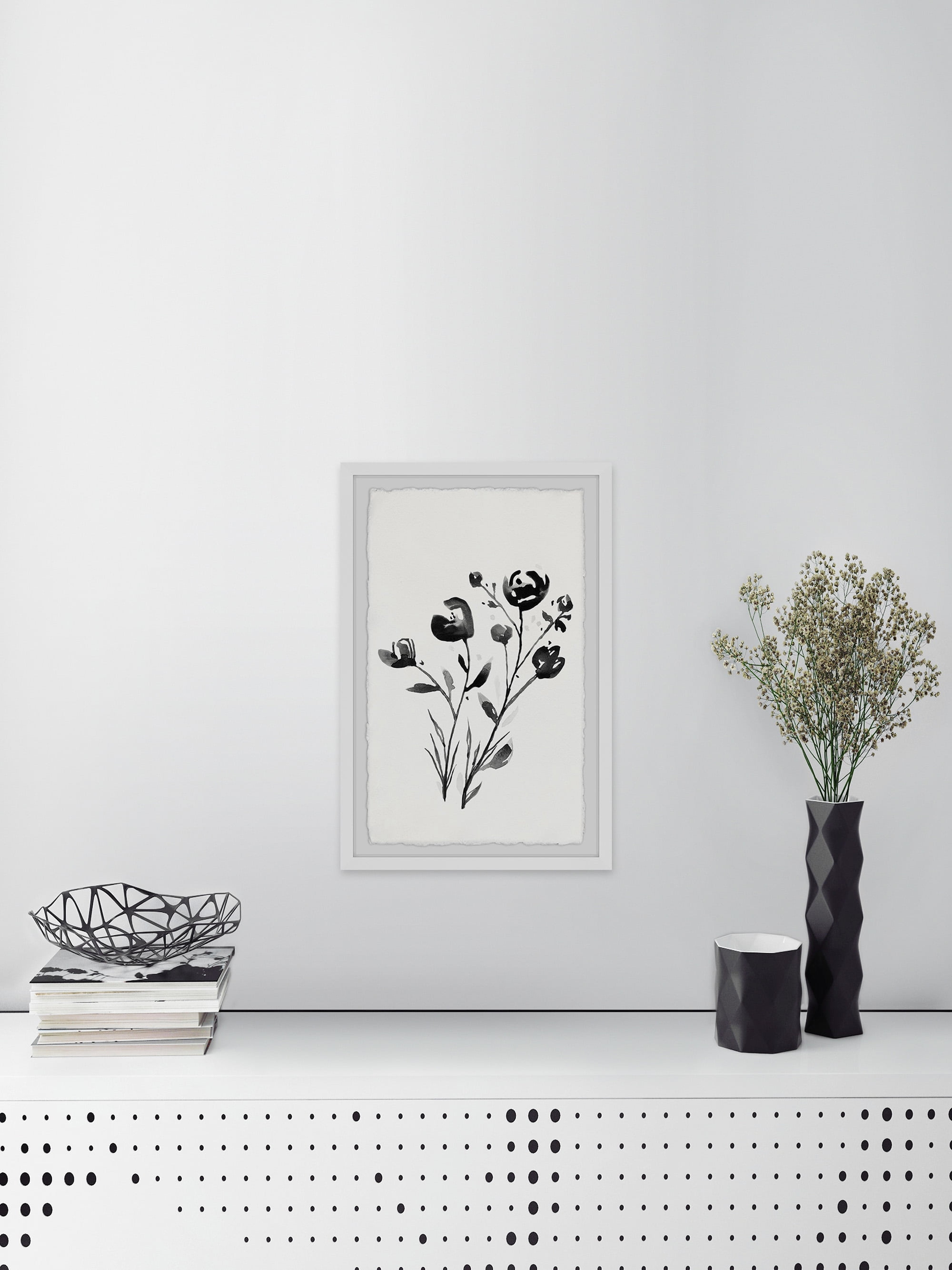 Winter Flowers II Framed Painting Print