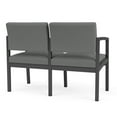 thumbnail image 5 of Lenox Steel Causeuse de Réception et Salle d'Attente / Acier Charbon / Gris Pâle, 5 of 5