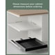 thumbnail image 2 of 2-piezas Organizador de Gabinete Extraíble, 53cm prof, Organizador de Cocina con Adhesivo, Cajones Deslizables para Cocina, Anchura ajustable 32CM-52CM, Negro, 2 of 7