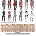 thumbnail image 2 of Hywell Pijama de animales de una pieza para mujer, mono de Navidad, ropa de dormir de manga larga, 2 of 2