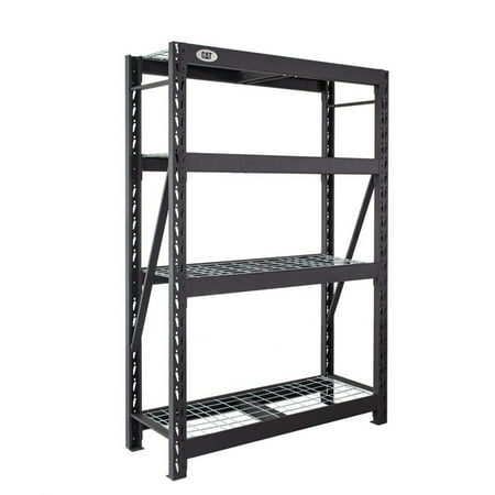 

CAT 72 Inch x 48 Inch Industrial Heavy Duty 4 Tier Adjustable Steel Shelves