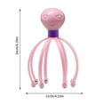 thumbnail image 3 of Scalp Massager Headache Relief Steel Balls Stress Relaxation Head Massage Scratcher, Pink, 3 of 9