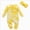A54--Yellow, variant on 0-3 Months Preemie Sleep & Play One-Piece Bodysuit Baby Boy Pullover Tie Dye Printed Color Long Sleeved Long Romper Yellow Infant Gift