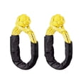 thumbnail image 1 of 2pcs Soft Shackle Rope Synthetic Off Road Towing ATV Winch Recovery Accessories With Protective Sleeve Strap Trailer Portable ,Easy to Carry, 1 of 7