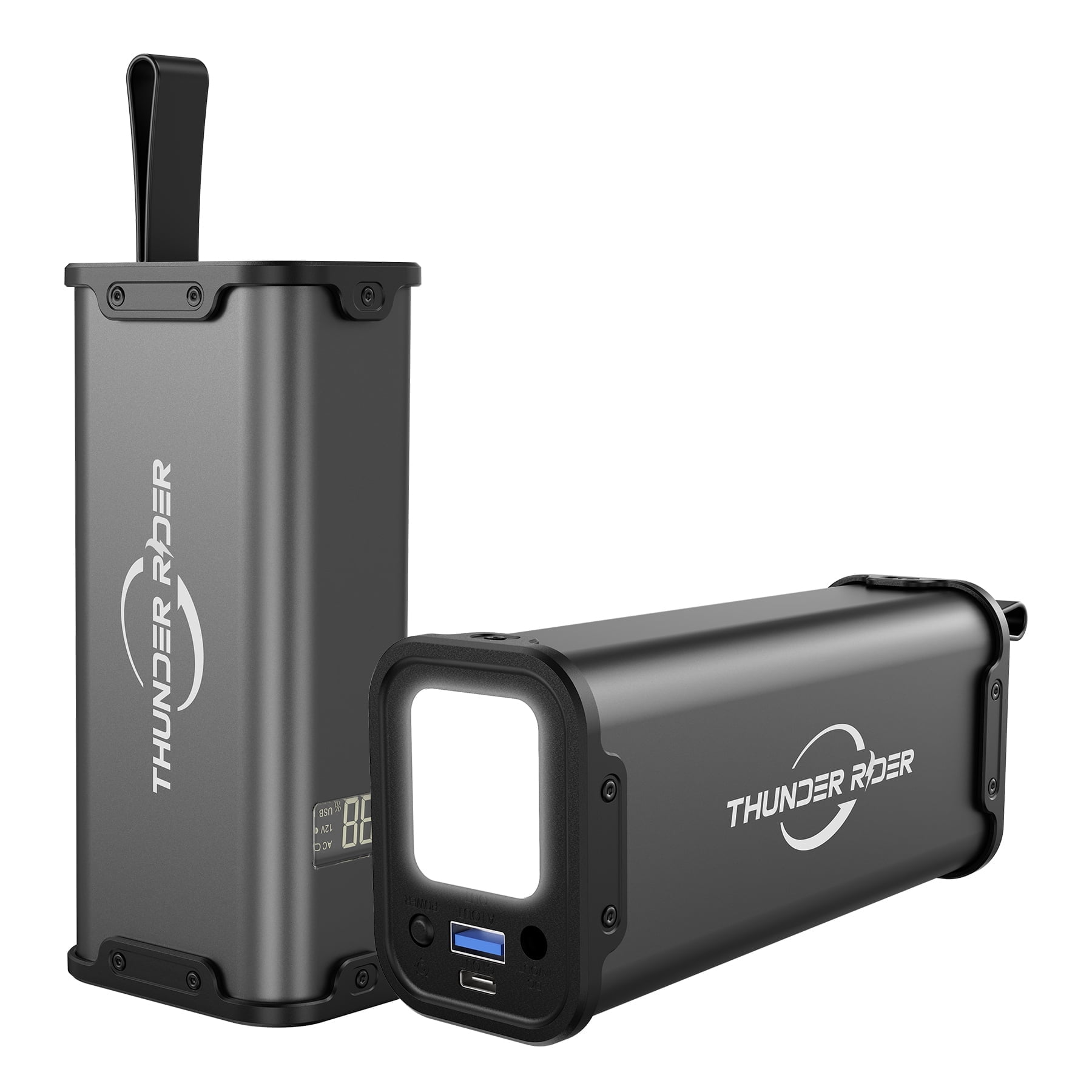 Bailibatt Portable Power Station, 27000mAh Power Bank with Ac Outlet, 70W Usb-C, Black