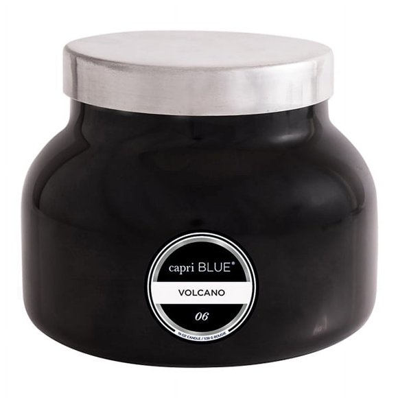 Capri Blue Volcano Black Signature Jar Candle 19oz