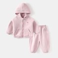 thumbnail image 3 of Gunia Toddler Girls Hoodie And Sweatpants 2 Piece Athletic Outfits Set Tracksuit Fall Winter Clothes,Size 1-5 Years, 3 of 4