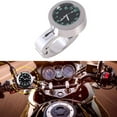 thumbnail image 4 of koolsoo Motorcycle Handlebar Watch, Mini Waterproof Digital Clock Handlebar Mount Clock Silver, 4 of 9