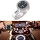 thumbnail image 4 of Reloj de manillar de motocicleta impermeable universal de 7/8 "Reloj de motocicleta de aluminio Billet para la mayoría de las motocicletas Cruiser Plata, 4 of 9