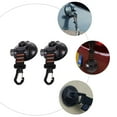 thumbnail image 3 of MasteelfCA 4Pcs Outdoor Camping Car Tent Fixing Hook Durable Canopy Car Window Suction Cup, 3 of 8