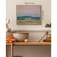 thumbnail image 5 of Drsoum French Vintage Grassland Sunset Wall Prints Classic Retro Farmhouse Rustic Art Decorations for Living Room Bedroom 8x10in Natural Framed, 5 of 6