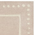 thumbnail image 4 of SAFAVIEH Bella Danita Plain Dotted Bordered Wool Area Rug, Light Pink/Ivory, 2'6" x 4', 4 of 5