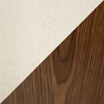 thumbnail image 7 of Elisa Mid-Century Modern Counter Stool in Walnut and Cream Fabric by LumiSource - Set of 2, 7 of 7