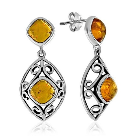 Netaya Red Agate Earrings With Filigree Frame In Sterling Silver Red Agate Earrings With Filigree Frame In Sterling Silver An Antique Finish