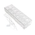 thumbnail image 4 of Jarrón de flores rectangular Sunnimix florero de acrílico soporte para plantas jarrón decorativo accesorio para fotos maceta moderna arreglo floral para estante oficina dormitorio escritorio hogar 35cmx10cmx6.5cm, 4 of 8