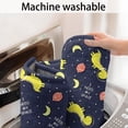 thumbnail image 5 of DarkBlue Cartoon Dinosaurs Space Pattern Bathroom Rugs Mat,Non Slip Microfiber Bathroom Rug,Rubber Backing,Soft Bathroom Mats for Bathroom Floor,Tub and Shower,60x24in(150x60cm), 5 of 5