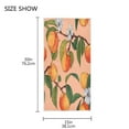 thumbnail image 3 of Bath Towel Single-Sided Printed Highly Absorbent Soft Quick Towel for Bathroom Spa Gym & Sports Peach and Flowers, 3 of 5