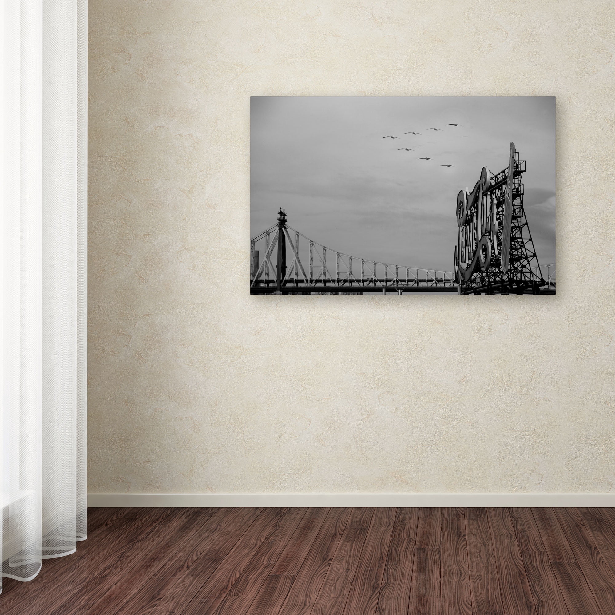 Trademark Fine Art Landscapes Canvas Art ' Pepsi Birds ' by Yale Gurney