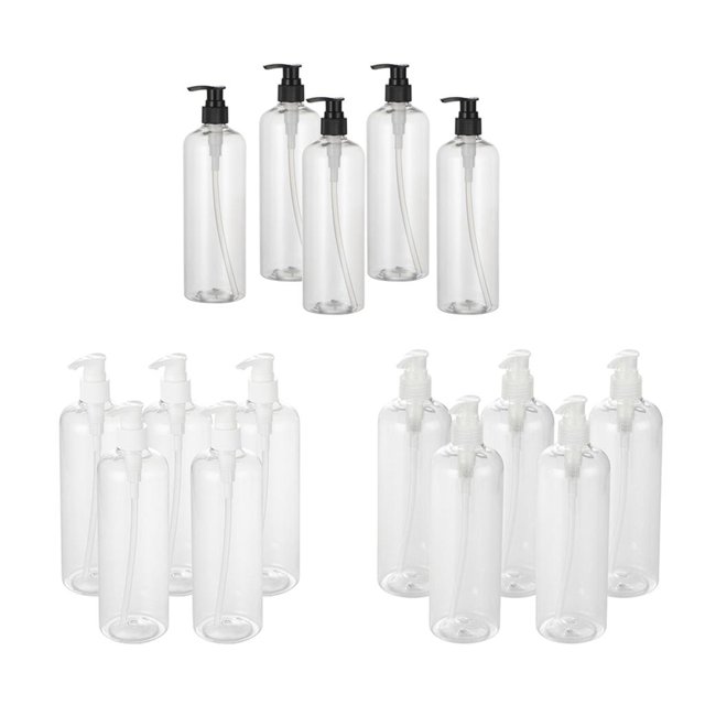 15pcs 500ml Dispensador de Botellas de Espuma Vacía para Cham-pú, Gel de , Artículos para atención de Piel, Limpiadores Faciales, Detergentes Fernando Botellas de champú vacías